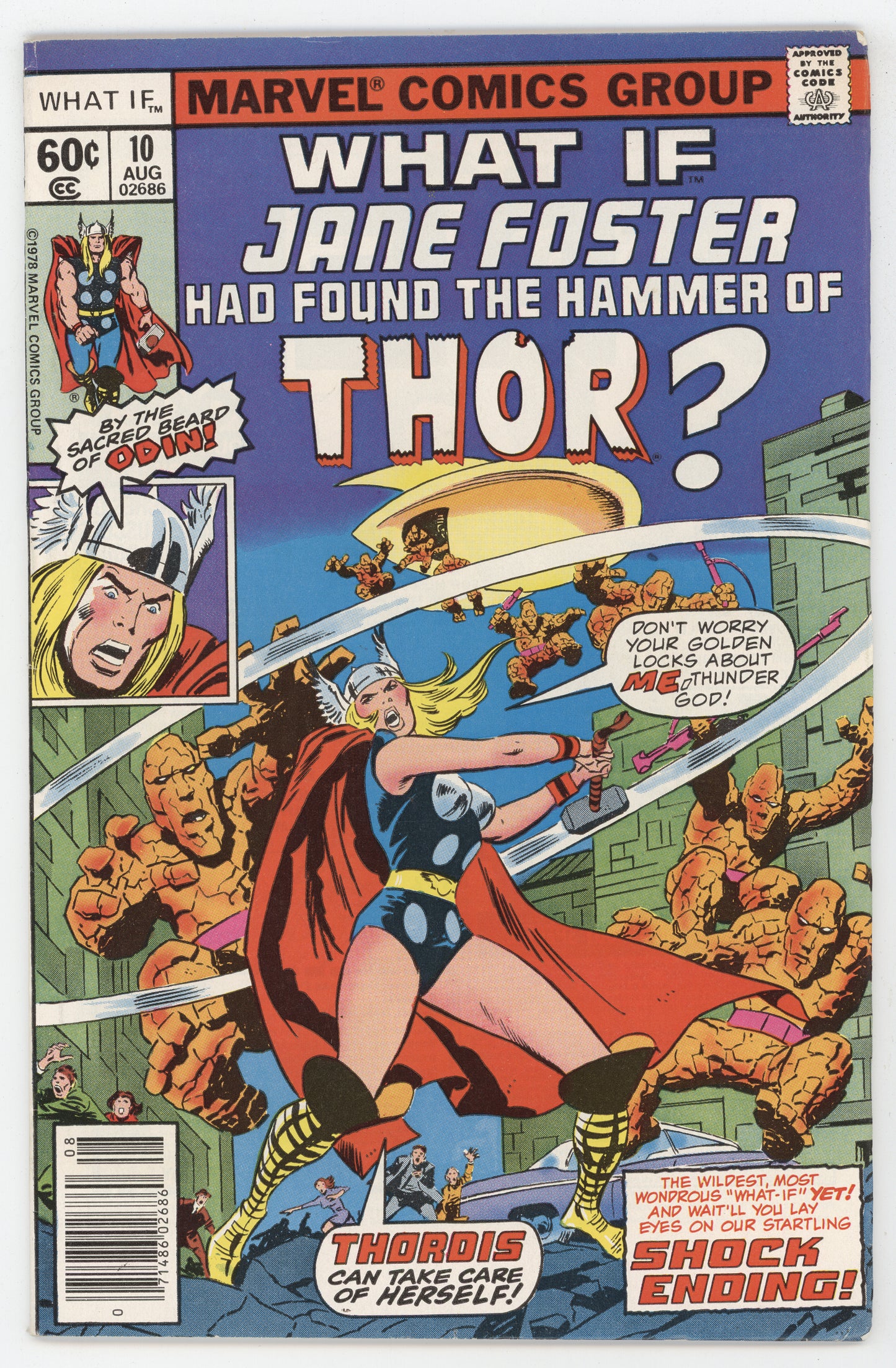 What If 10 Marvel 1978 VF Jane Foster Thor John Buscema Journey Into Mystery 83 Homage
