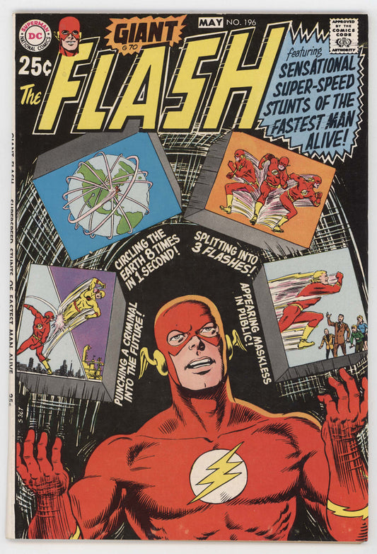 Flash 196 DC 1970 VF 153 108 128 136 Reverse-Flash Juggling