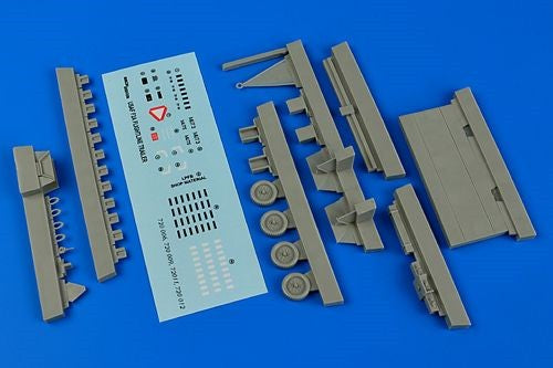 Aerobonus 720006 1/72 USAF F2A Flightline Steel-Type Platform Trailer