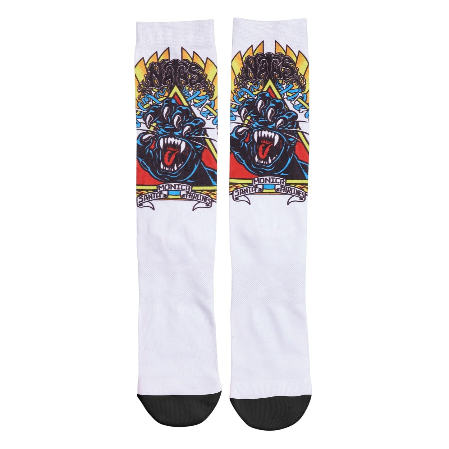 SANTA CRUZ NATAS SCREAMING PANTHER CREW SOCKS