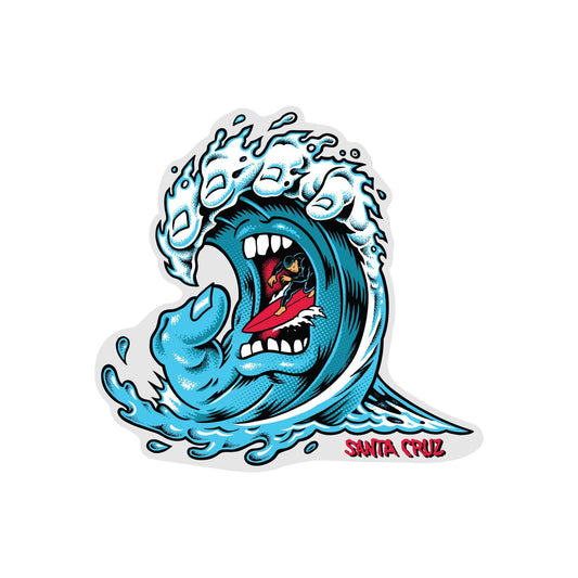 Santa Cruz Screaming Wave Sticker