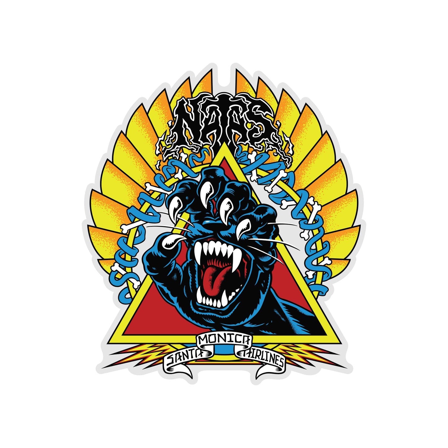 Santa Cruz Natas Screaming Panther Sticker