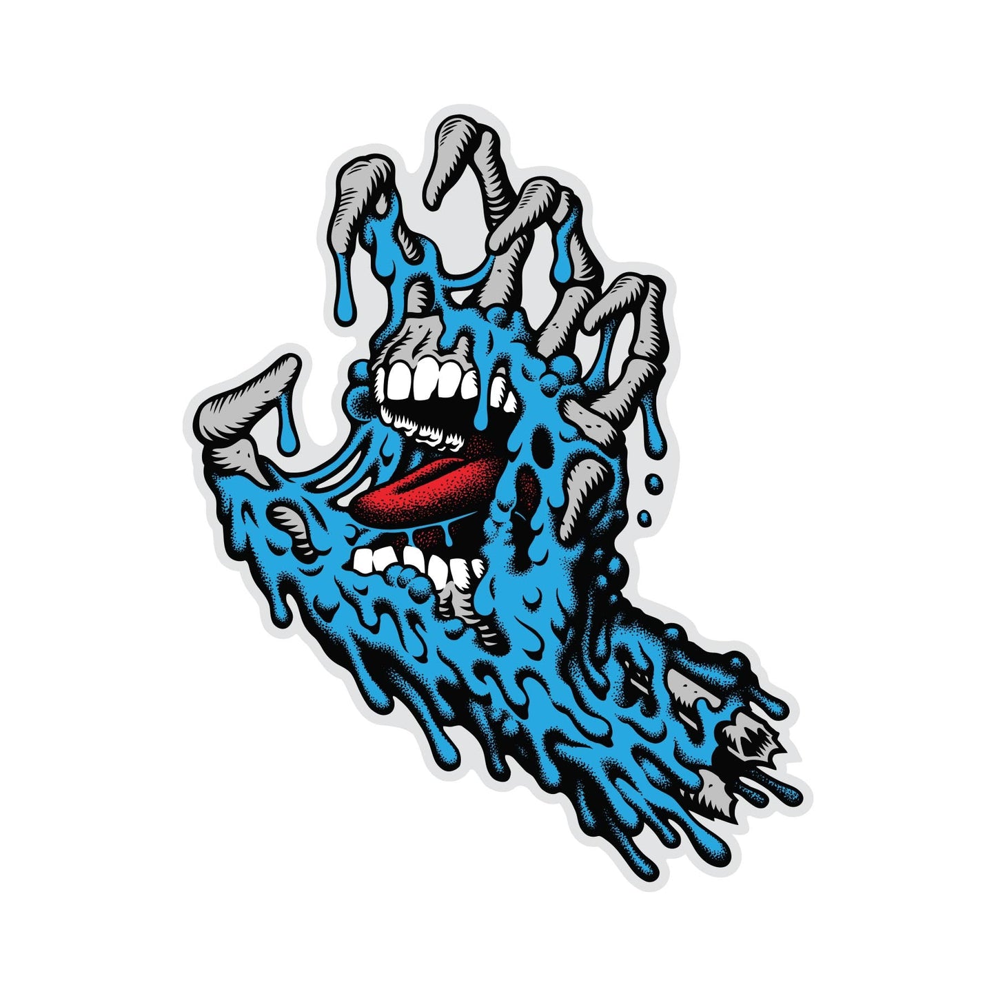 Santa Cruz Melting Hand Sticker