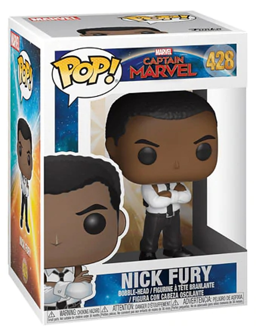 POP! Marvel: 428 Captain Marvel, Nick Fury