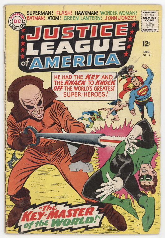 Justice League Of America 41 DC 1965 VG Batman Superman Green Lantern Wonder Woman