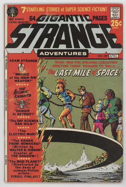 Strange Adventures 229 DC 1971 FN Murphy Anderson Adam Strange Bondage