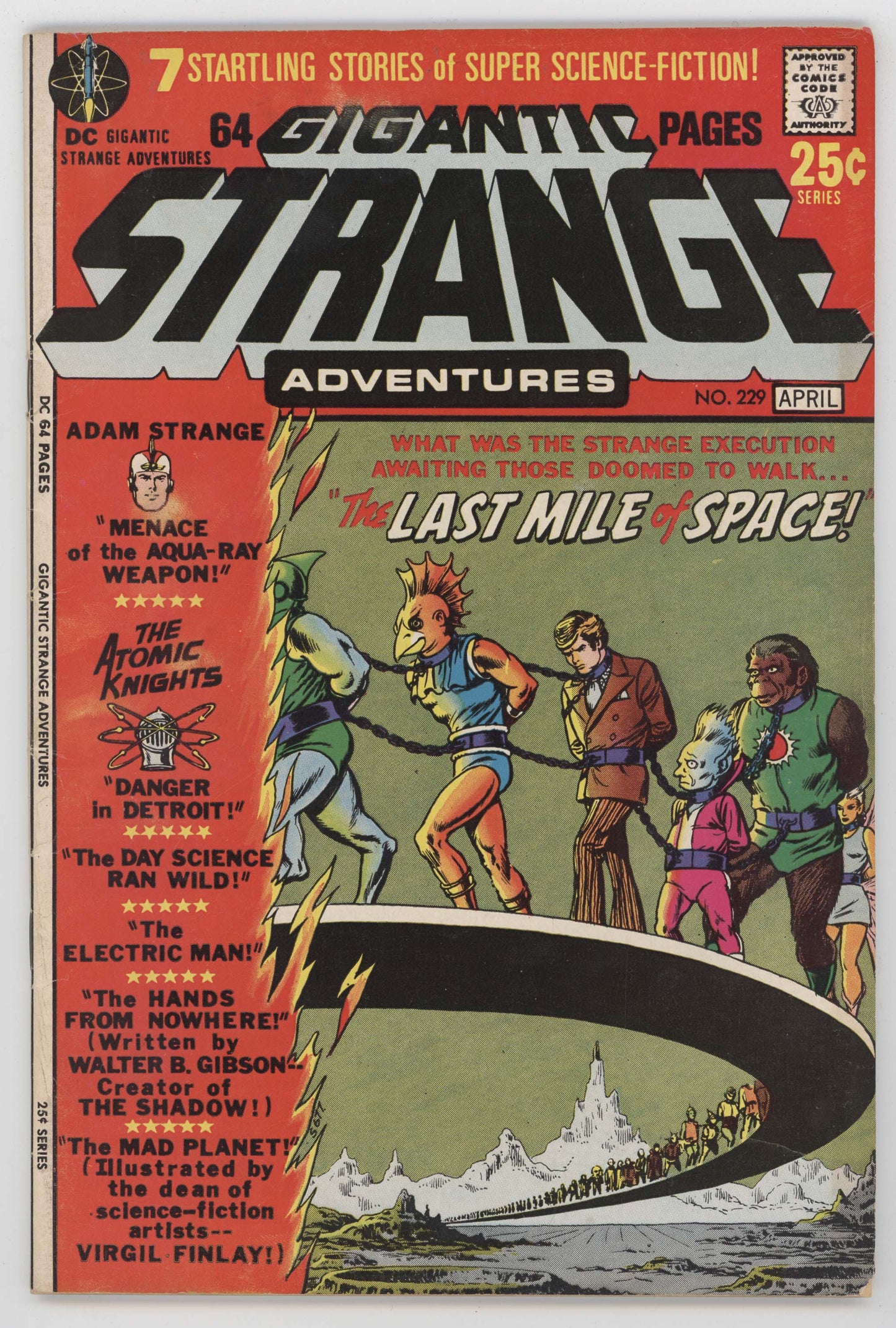 Strange Adventures 229 DC 1971 FN Murphy Anderson Adam Strange Bondage