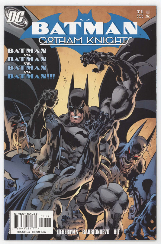 Batman Gotham Knights 71 DC 2000 NM Al Barrionnuevo Clayface