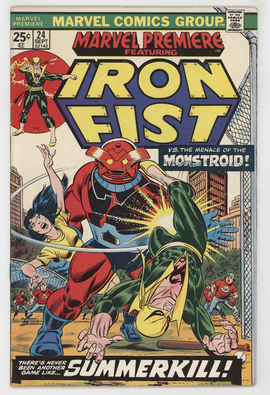Marvel Premiere 24 1975 FN Iron Fist Colleen Wing Gil Kane