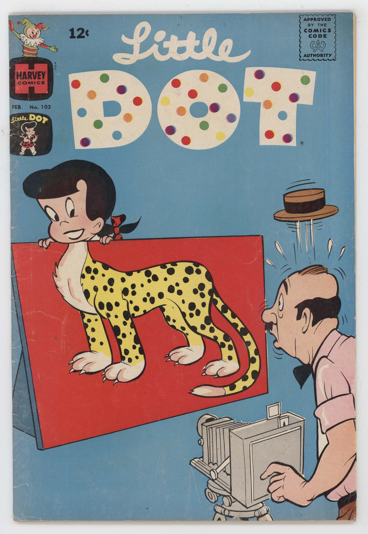 Little Dot 103 Harvey 1966 VG FN Richie Rich Cheetah Photo