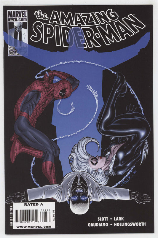 Amazing Spider-Man 621 Marvel 2010 NM- 9.2 Ed McGuinness Gauntlet Black Cat GGA