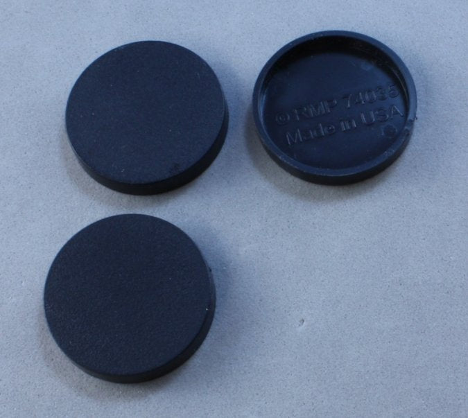 Bones Bases: 1" Round Plastic RPG Base (20) - Golden Apple Comics