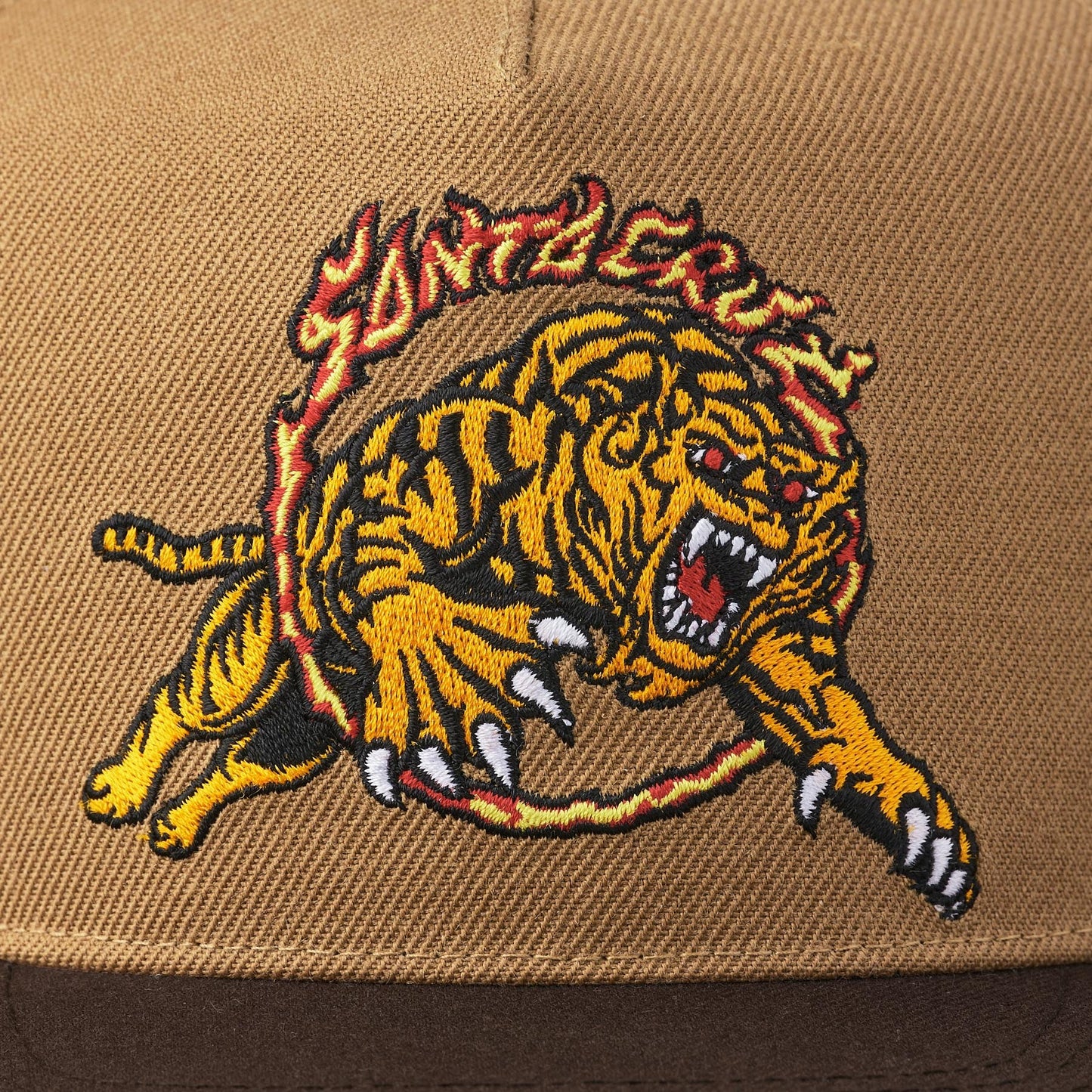 Santa Cruz Salba Tiger Snapback Mid Profile Hat