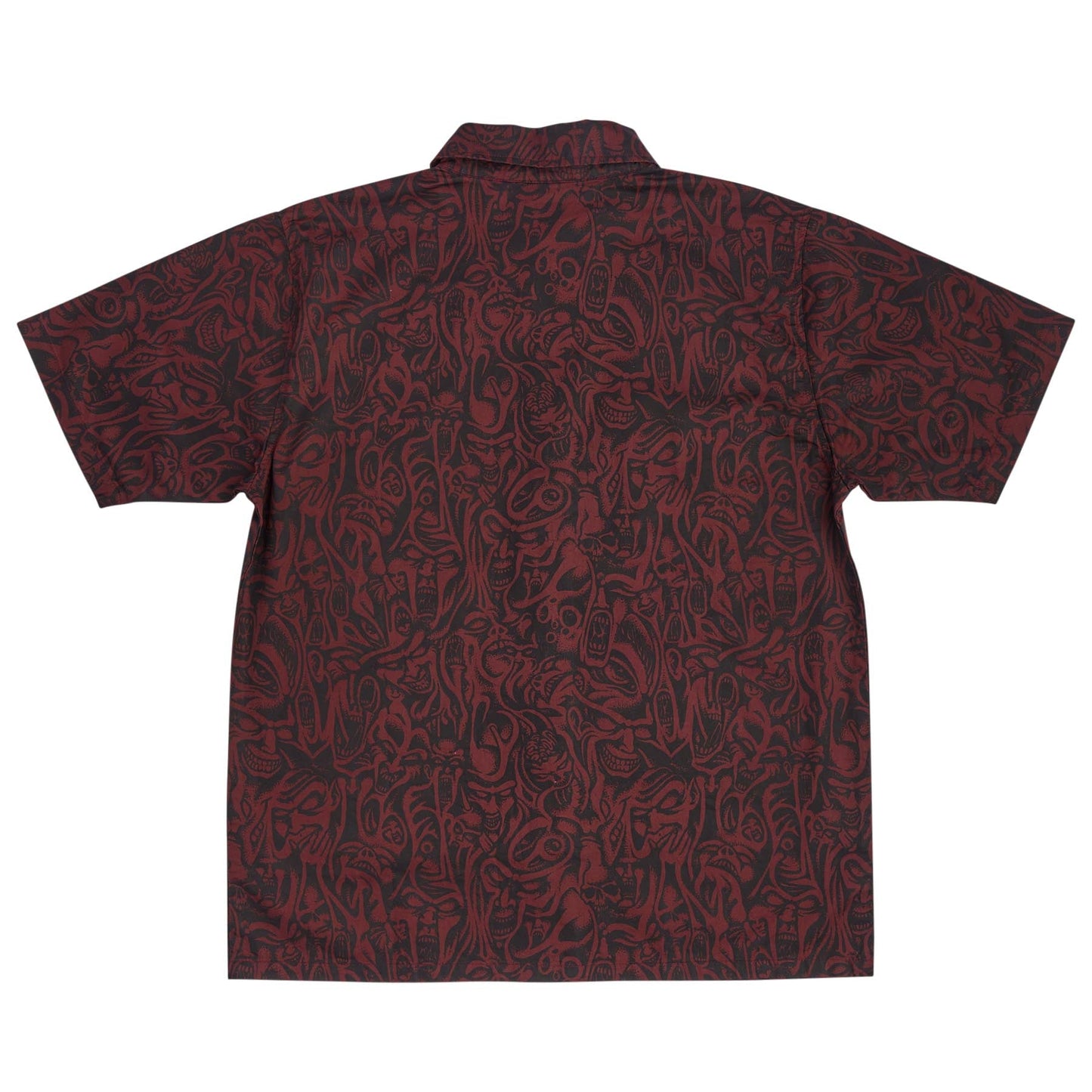 SANTA CRUZ TOM KNOX FACES BUTTON-UP WORK SHIRT