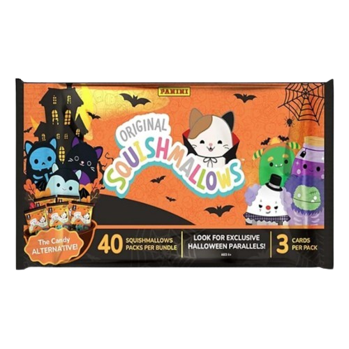 2025 Panini Squishmallows Halloween Treat Pack Trading Card Bundle