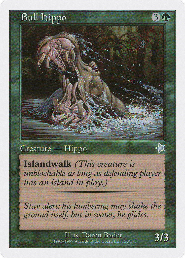 Bull Hippo (S99-126) - Starter 1999