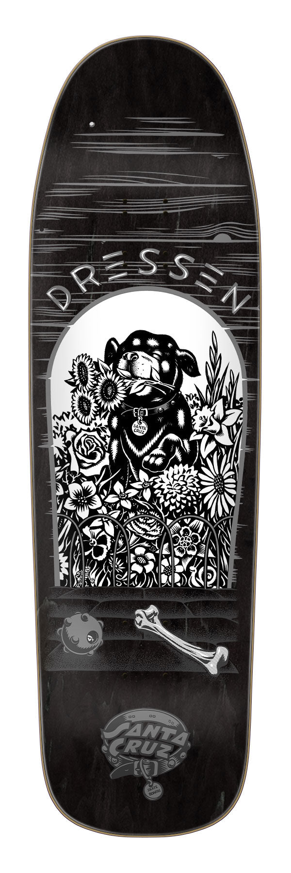 SANTA CRUZ ERIC DRESSEN PUP 9.3" SHAPE SKATEBOARD DECK