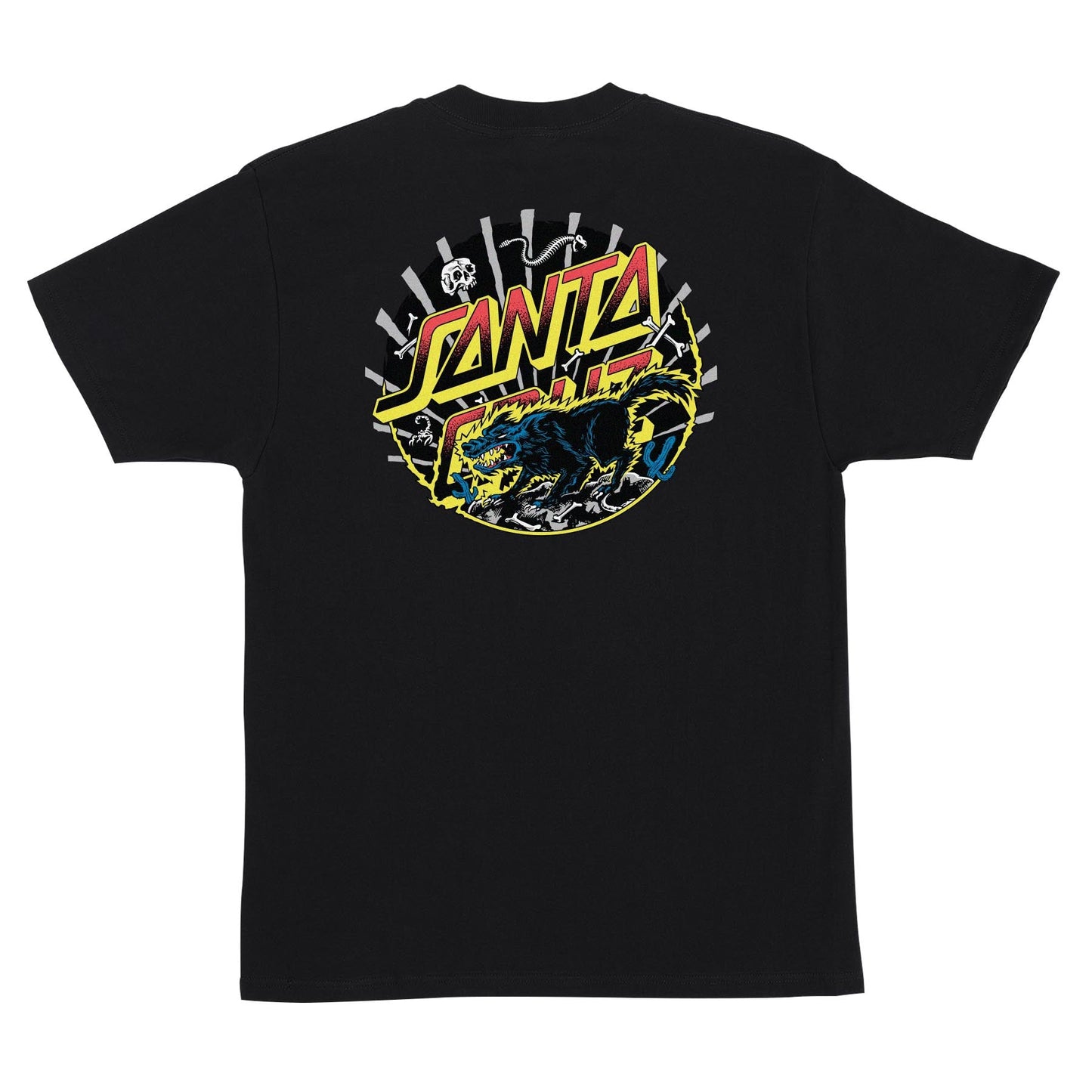 SANTA CRUZ KENDALL WOLF DOT T-SHIRT