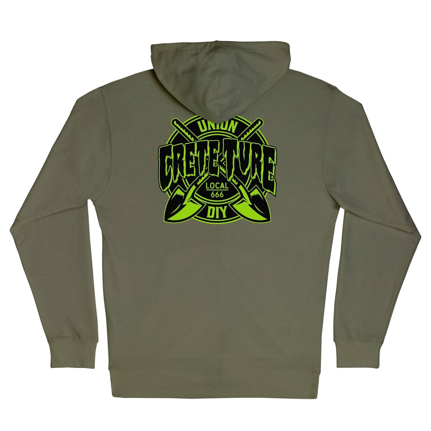 Creature Crete-Ture DIY Zip Heavyweight Hooded Sweatshirt