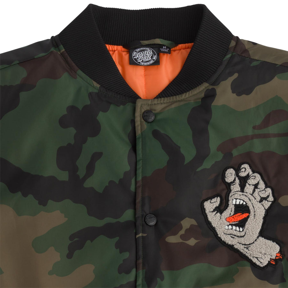 SANTA CRUZ SCREAMING HAND STADIUM JACKET