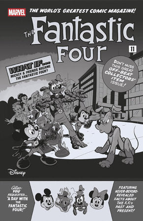 Fantastic Four #32 F 1:100 Emilio Urbano Disney Bw What If Homage Variant (05/21/2025) Marvel