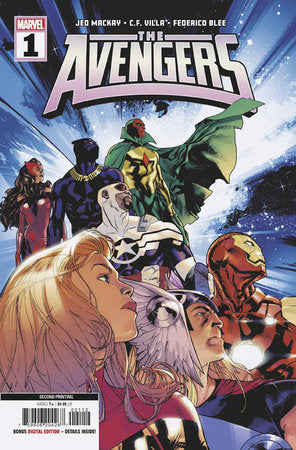 Avengers #1 2nd Print Artist Variant (06/28/2023) Marvel