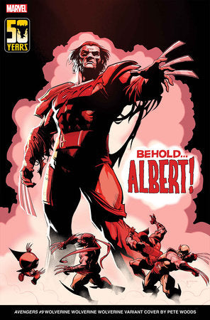 Avengers #9 C Pete Woods Wolverine Avengers 57 Homage Variant (01/10/2024) Marvel