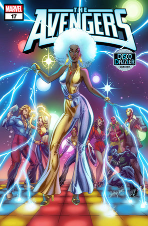 Avengers #17 C J Scott Campbell Disco Dazzler Variant (08/07/2024) Marvel