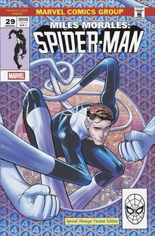 Miles Morales Spider-Man #29 B Javier Garron Fantastic Four Homage Amazing 300 Variant (01/15/2025) Marvel