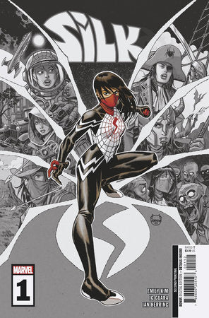 Silk #1 (Of 5) 2nd Print Dave Johnson Variant (06/21/2023) Marvel