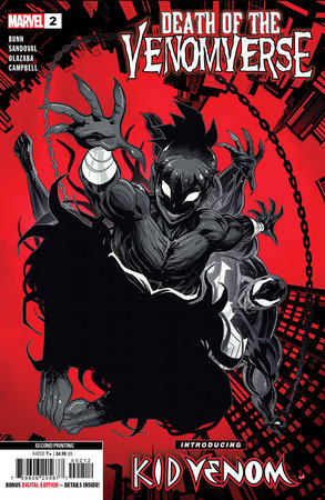 Death Of Venomverse #2 (Of 5) 2nd Print A Luciano Vecchio Venom Boy Variant (09/27/2023) Marvel