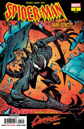 Spider-Man 2099 Dark Genesis #1 (Of 5) 2nd Print Justin Mason Variant (06/14/2023) Marvel
