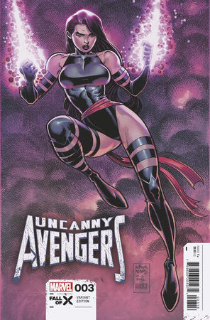 Uncanny Avengers #3 F (Of 5) 1:50 Arthur Adams Psylocke GGA Variant (10/25/2023) Marvel