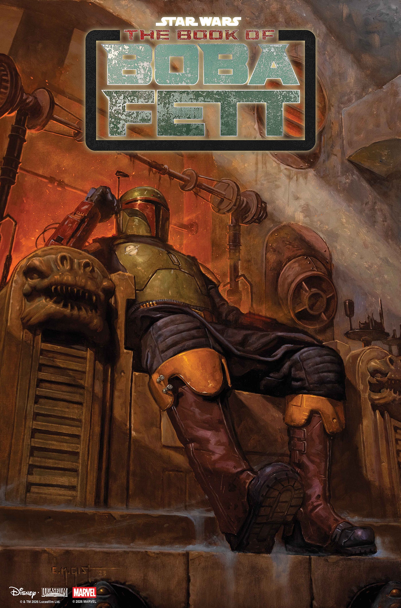 Star Wars The Book Of Boba Fett #1 A1 Cover Set Of 6 1:25 1:50 (09/09/2026) Marvel