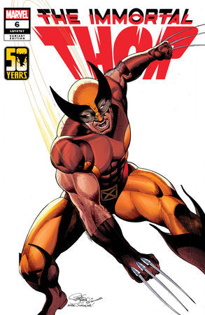 Immortal Thor #6 B Carlos Magno Wolverine Homage Variant (01/24/2024) Marvel