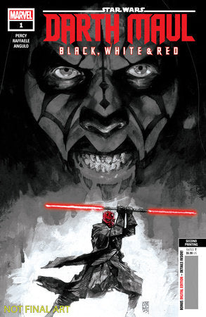 Star Wars Darth Maul Black White & Red #1 2nd Print A Alex Maleev Variant (06/05/2024) Marvel