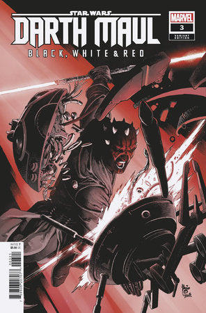 Star Wars Darth Maul Black White Red #3 B Paulo Siqueira Variant (06/26/2024) Marvel