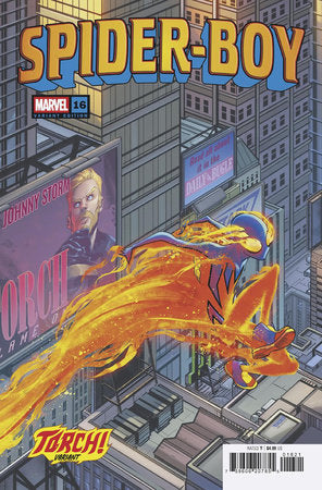 Spider-Boy #16 B David Baldeon Torch! Variant (02/12/2025) Marvel