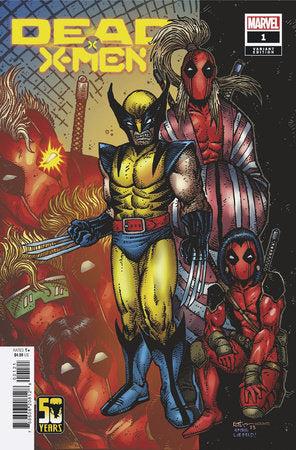 Dead X-Men #1 B Kevin Eastman Wolverine Homage New Mutants 98 Deadpool Variant [Fhx] (01/31/2024) Marvel
