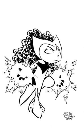 Scarlet Witch #1 H 1:50 Skottie Youngs Big Marvel Virgin Sketch Variant (06/12/2024) Marvel