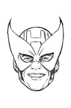 Black Widow And Hawkeye #1 F 1:50 Mark Brooks Headshot Sketch Virgin Variant (03/13/2024) Marvel
