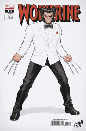 Wolverine #18 B David Nakayama Color Block White Variant (04/08/2026) Marvel - Golden Apple Comics
