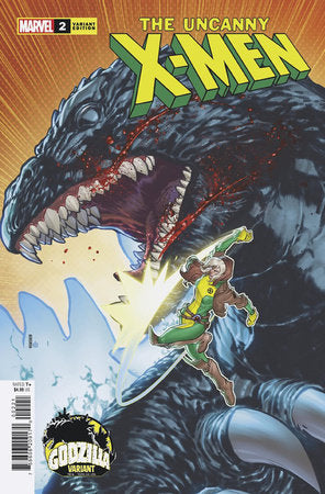 Uncanny X-Men #2 B David Baldeon Godzilla Variant (09/11/2024) Marvel