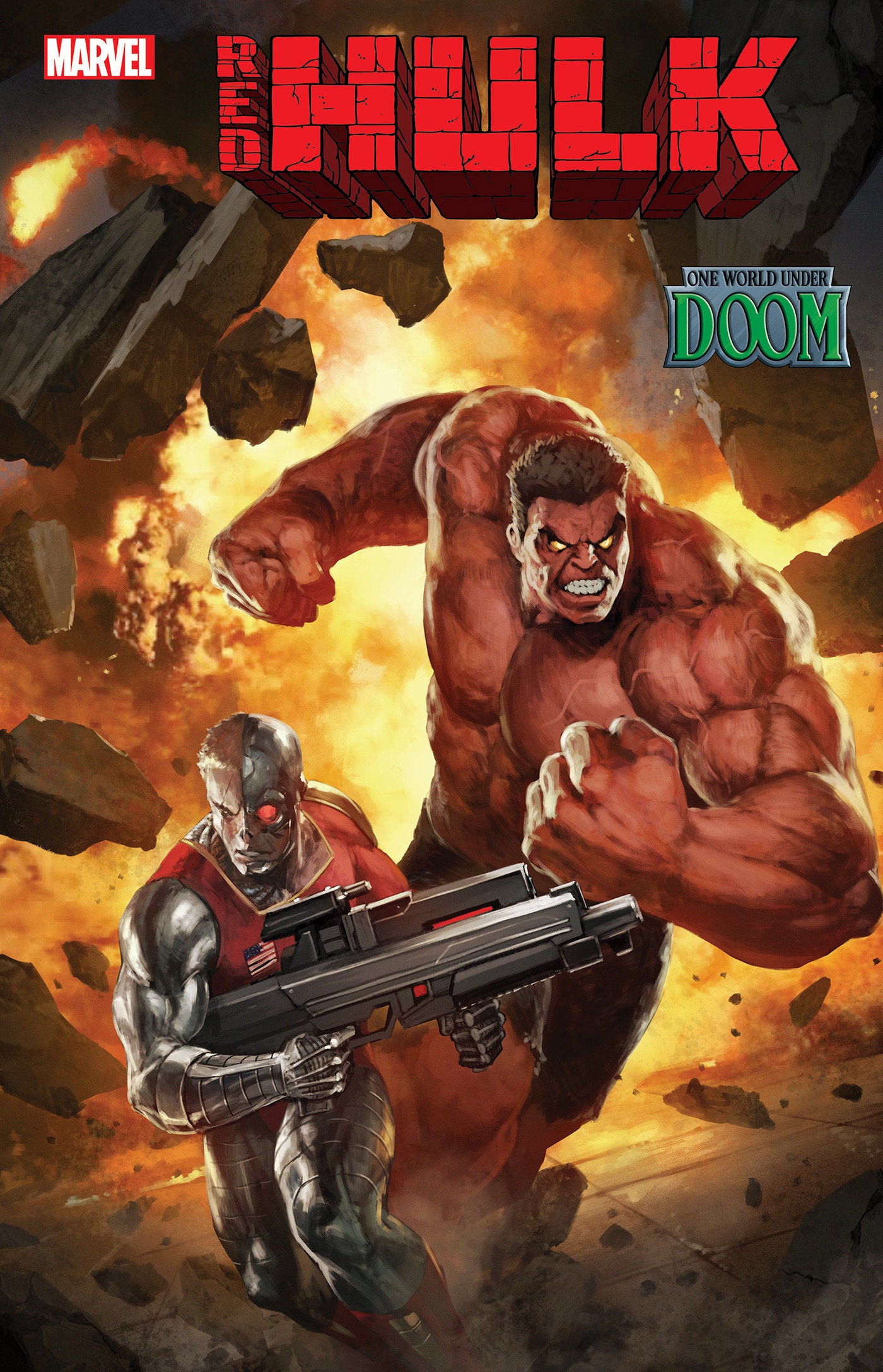 Red Hulk #2 E Skan Variant [Doom] (03/26/2025) Marvel