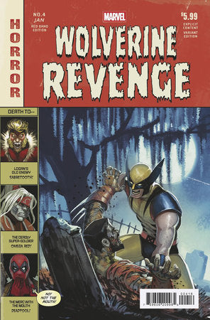 Wolverine Revenge Red Band #4 A1 Cover Set Of 3 Books 1:25 1:100 (01/22/2025) Marvel