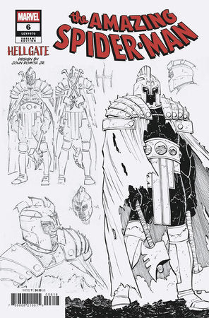 Amazing Spider-Man #6 F 1:10 John Romita Jr. Design Variant (06/18/2025) Marvel