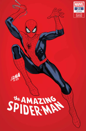 Amazing Spider-Man #21 B David Nakayama Color Block Red Variant (02/04/2026) Marvel