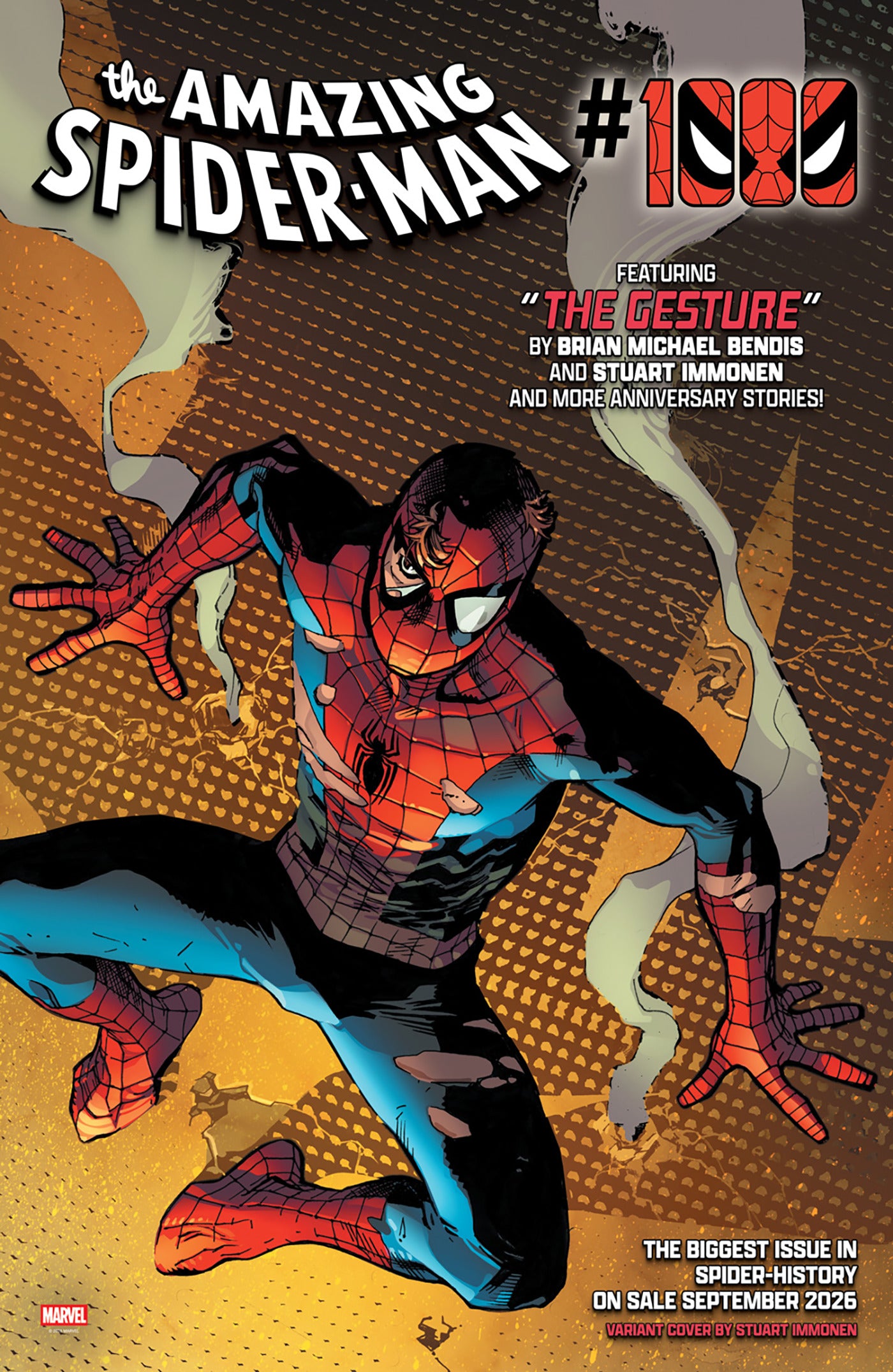 Amazing Spider-Man #1000 #36 A1 Cover Set Of 26 1:25 1:50 1:100 1:200 (09/16/2026) Marvel