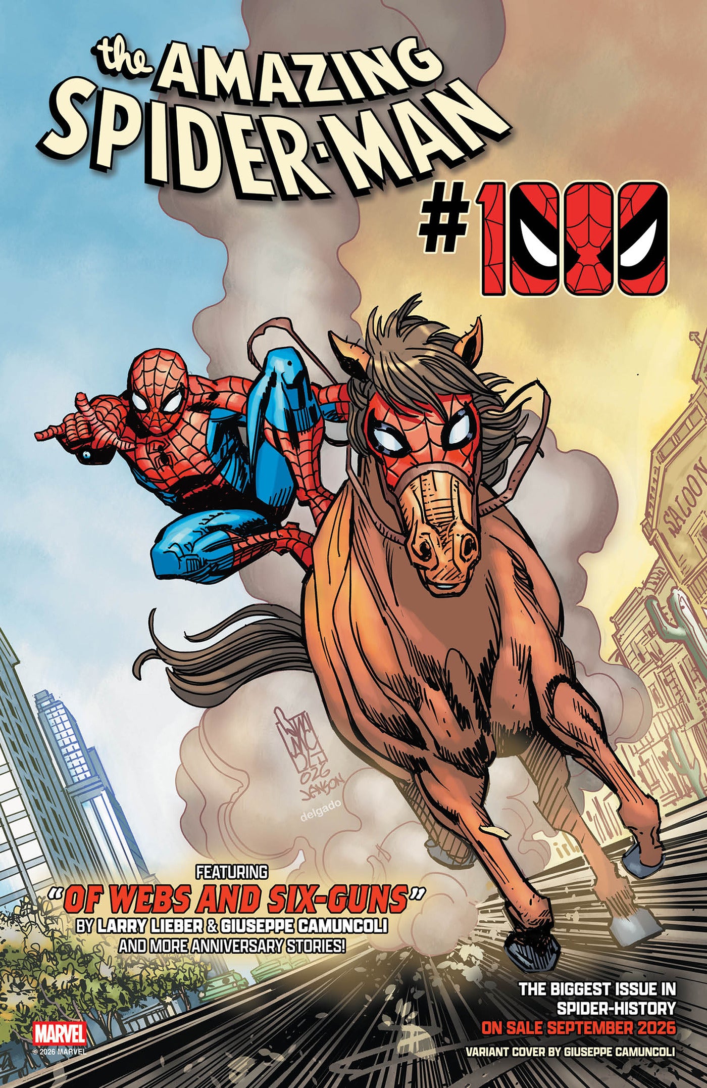 Amazing Spider-Man #1000 #36 A1 Cover Set Of 26 1:25 1:50 1:100 1:200 (09/16/2026) Marvel