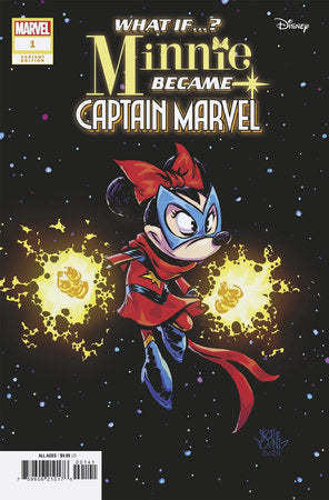 What If Minnie Became Captain Marvel #1 A1 Cover Set Of 7 Books 1:50 1:100 (11/20/2024) Marvel